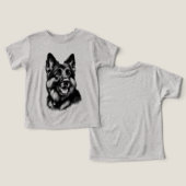 スケッチジャーマンシェパード (デザイン正面&裏面)