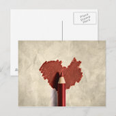 スケッチスクライブハート ポストカード (正面/裏面)