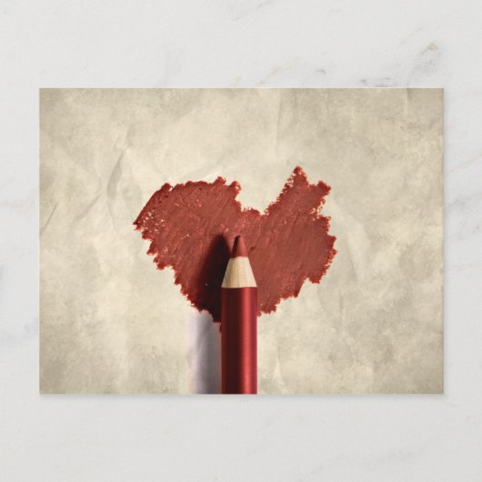 スケッチスクライブハート ポストカード (正面)