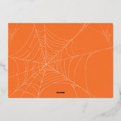 スケッチスクリプトハロウィーンフォト 箔シーズンカード (裏面)