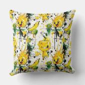 スケッチスケッチマーカー漫画レモンとスプラッシュ クッション (裏面)