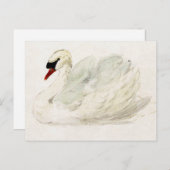 スケッチスワンバイアエルトシューマン ポストカード (正面/裏面)