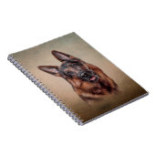 スケッチドイツの羊飼い犬 ノートブック (右側)