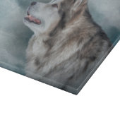 スケッチドッグアラスカマラミュート カッティングボード (角)