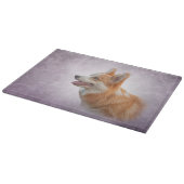 スケッチドッグウェルシュコーギー カッティングボード (角)