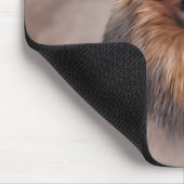 スケッチドッグポメラニア犬スピッツ マウスパッド (コーナー)