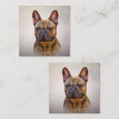 スケッチドフランスのッグ5 スクエア名刺 (正面/裏面)