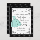 スケッチドレス 招待状 (正面/裏面)