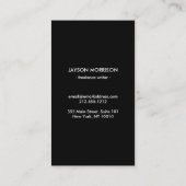 スケッチドードルスケッチリボンロゴ 名刺 (裏面)