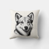 スケッチノルウェールンデフンド クッション (裏面)