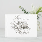 スケッチハウスブラックアンドホワイトニューアドレス 案内状 (スタンド正面)