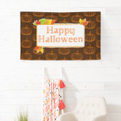スケッチハロウィーンカボチャ 横断幕 (インサイチュ)