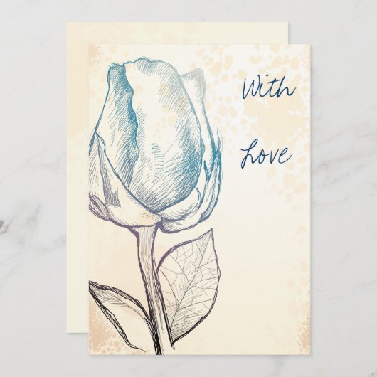 スケッチバラ 招待状 (正面/裏面)