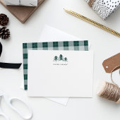 スケッチパインズパーソナライズされた休日の文房具 ノートカード