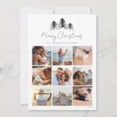 スケッチパインフォトコラージュ シーズンカード (正面)