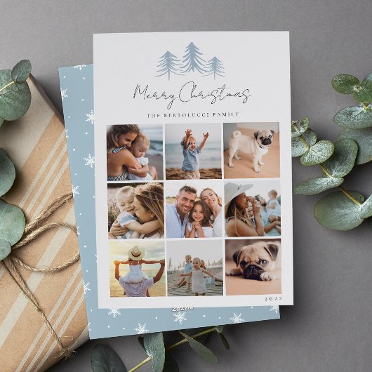 スケッチパインフォトコラージュ シーズンカード