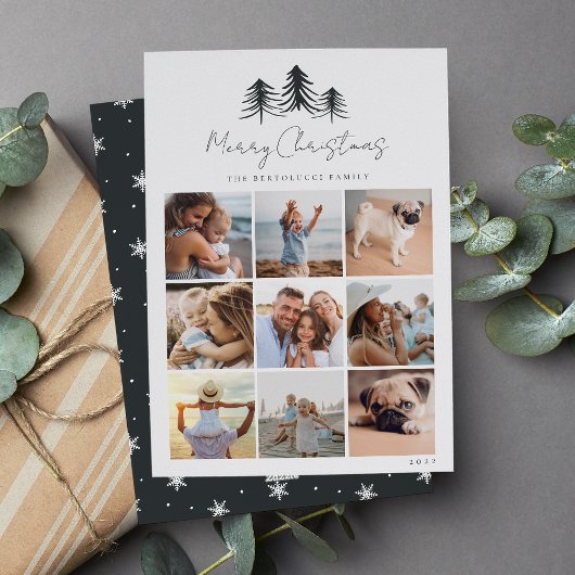 スケッチパインフォトコラージュ シーズンカード