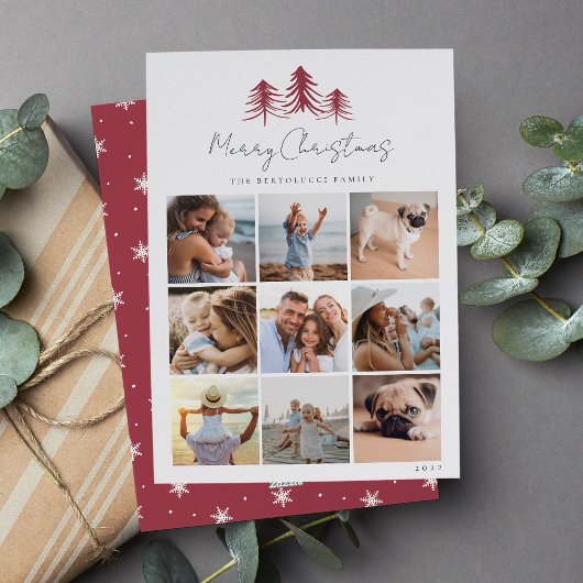 スケッチパインフォトコラージュ シーズンカード