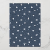 スケッチパインフォトコラージュ 箔シーズンカード (裏面)