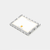 スケッチパターン黄色のAppleの先生 ポストイット (アングル)