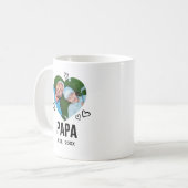 スケッチパパハート写真 コーヒーマグカップ (正面左)
