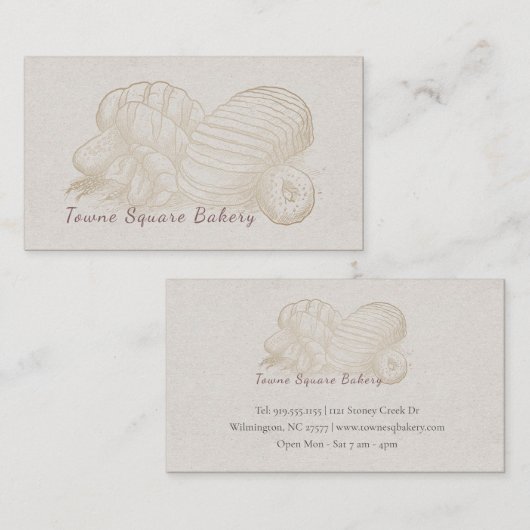 スケッチパン 名刺 (正面/裏面)