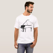 スケッチピアノ Tシャツ (正面フル)
