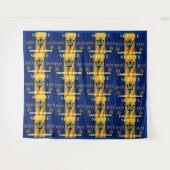 スケッチファミリ懇親会背景 タペストリー (正面(横))