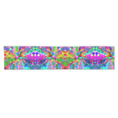 スケッチファンタジーアート – 抽象芸術ネオンシフト1 ショートテーブルランナー (横)