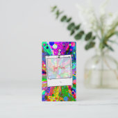 スケッチファンタジーアート – 抽象芸術ネオンシフト1 名刺 (スタンド正面)