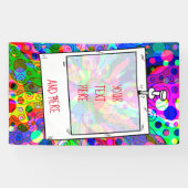 スケッチファンタジーアート – 抽象芸術ネオンシフト1 横断幕 (横)