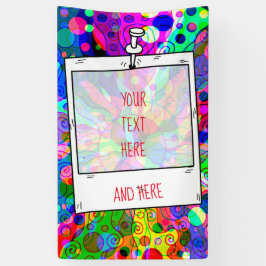 スケッチファンタジーアート – 抽象芸術ネオンシフト1 横断幕