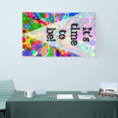 スケッチファンタジーアート – 抽象芸術ネオンシフト1 横断幕 (トレードショー)