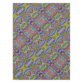 スケッチファンタジーアート – 抽象芸術ネオンシフト3 テーブルクロス (正面)