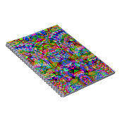 スケッチファンタジーアート – 抽象芸術ネオンシフト3 ノートブック (右側)