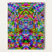 スケッチファンタジーアート – 抽象芸術ネオンシフト3 プランナー手帳 (裏面)