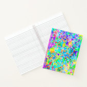 スケッチファンタジーアート – 抽象芸術花2 ノートブック (内部)