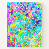 スケッチファンタジーアート – 抽象芸術花2 ノートブック (裏面)