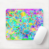 スケッチファンタジーアート – 抽象芸術花2 マウスパッド (マウス)