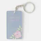 スケッチフローラフォトキーチェーン キーホルダー (裏面)