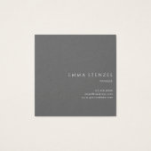 スケッチフローラロゴデザインスクウェア名刺 (裏面)