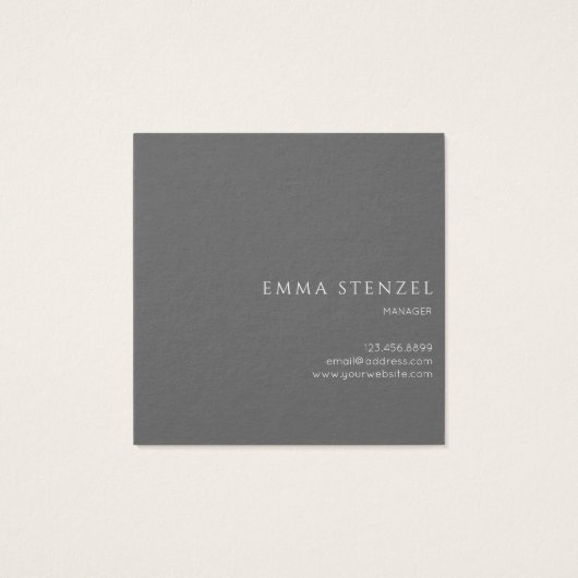 スケッチフローラロゴデザインスクウェア名刺 (裏面)