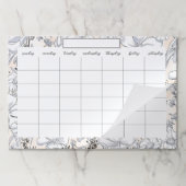 スケッチフローラ牧草月涙カレン遠くにダー ペーパーパッド (折り畳み)