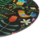 スケッチフローラ、シームレ芸術的スパターン。 カッティングボード (角)