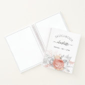 スケッチブックバラ金ゴールドフローラ銀 ノートブック (内部)