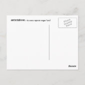 スケッチブック1 ポストカード (裏面)