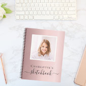 スケッチブック ピンクの写真 子ども タイポグラフィー ノートブック