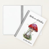 スケッチブック – 自然スケッチ ノートブック (内側)