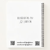 スケッチブック – 錯視 ノートブック (裏面)