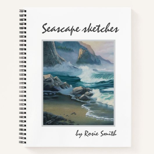 スケッチブック – Seascape Sketches ノートブック (正面)